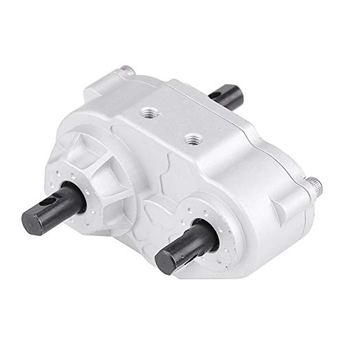 RC Crawler Transfer Case, Metal Construction with Included Screws Metal Upgrade Accessory for 1/10 Scale Off-Road Enthusiasts Hobbyists