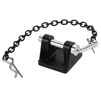 Black Metal Tow Shackle Trailer Hook for 1/10 RC Rock Crawler