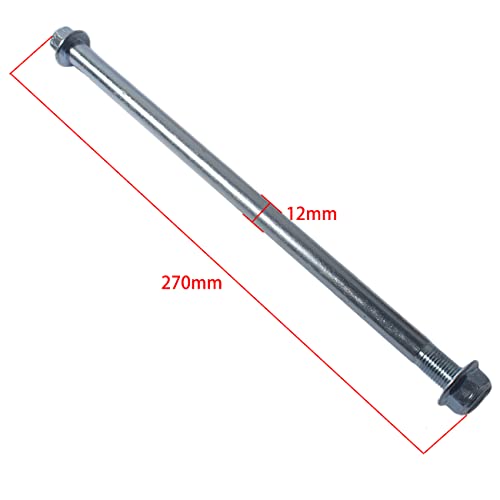 12mm 270mm Front Rear Axle Fit PIT PRO Trail Dirt Bike QUAD ATV 50cc 110cc 125cc