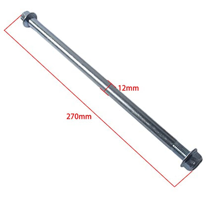 12mm 270mm Front Rear Axle Fit PIT PRO Trail Dirt Bike QUAD ATV 50cc 110cc 125cc