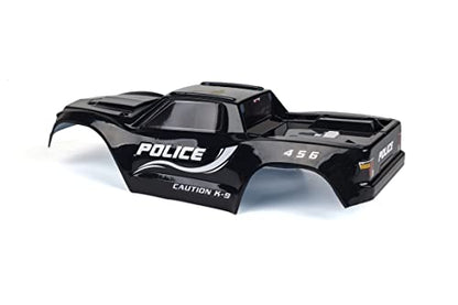 Custom Body Police Style Compatible for V1 Traxxas Maxx 1/10 4X4 4WD Truck Shell Cover(Truck not Included) MX-PB-01