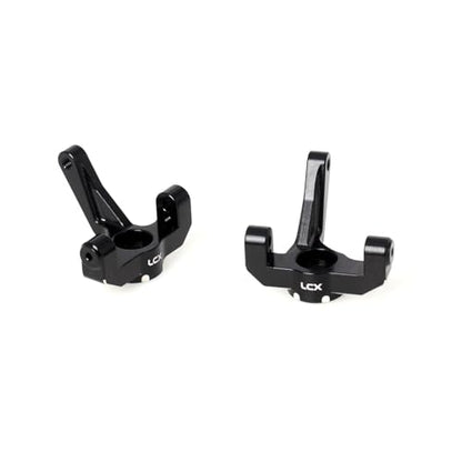 LCX Racing RC Car CNC Machined Aluminum Front Steering Knuckle Spindle Set for 1/10 LOSI 22S, Upgrades Parts Accessories