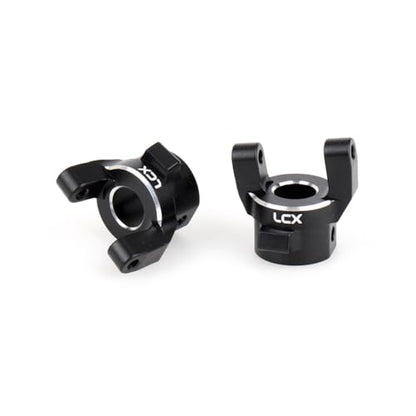 LCX Racing 1/10 RC Crawler Car CNC Aluminum Front Axle Steering Knuckle C Hub Carrier Set L/R for Axial SCX10 PRO, Upgrades Parts Accessories