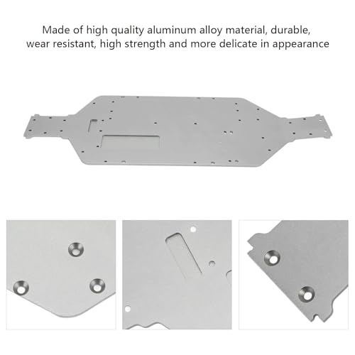 Aluminum Alloy CNC Chassis Plate for ZD Racing 10 7507 1/10 RC Car — Durable Chassis Armor for Performance and Appearance
