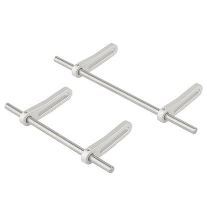 Metal Front Rear Modular Bumper Bull Bars for 1/10 RC Crawler Chassis LCG TRX4 TRX6 SCX10 Capra Dodge Power Wagon Upgrade Parts (Silver) - color: Silver