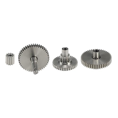 Stainless Steel TRX4M Overdrive Underdrive Transmission Gear Pinion Set for 1/18 RC Crawler Car TRX4-M Upgrade Parts (40.3:1)