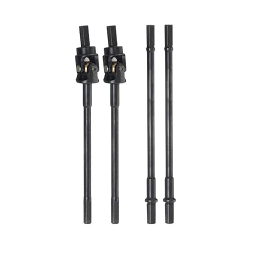 RC Car Drive Shafts for UTB10 for Unlimited for Trail 1/10 for Axial for Capra F9 Portal Stub Axle Universal Joint Driveshaft Straight Shaft Buggy RC Crawler Car Parts(2 in 1) - size: 2 in 1