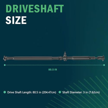 936-846 Rear Drive Shaft Assembly Axle Driveshaft | Compatible with Ford Edge 2007-2014 Lincoln MKX 2007-2014; Replace OE 65-2027, DT4Z4R602A, 7T4Z4R602A - color: Rear Drive Shaft, size: 936-846, 65-2027