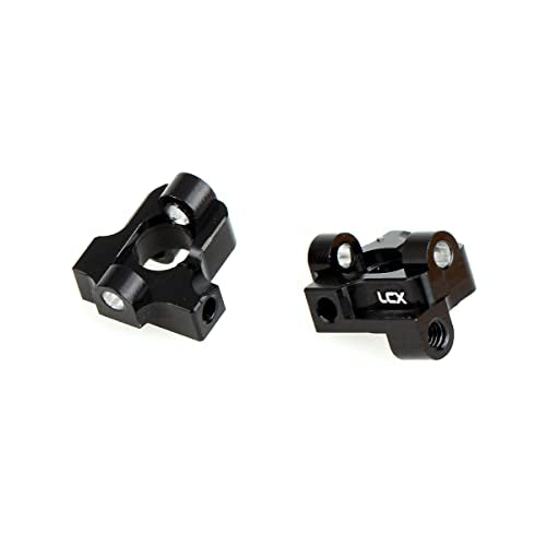 LCX Racing RC Car CNC Machined Aluminum Front Caster Block 0 Degree L/R for LOSI 1/16 Mini-B Buggy 1/18 Mini-T 2.0 Stadium Truck, Upgrades Parts Accessories