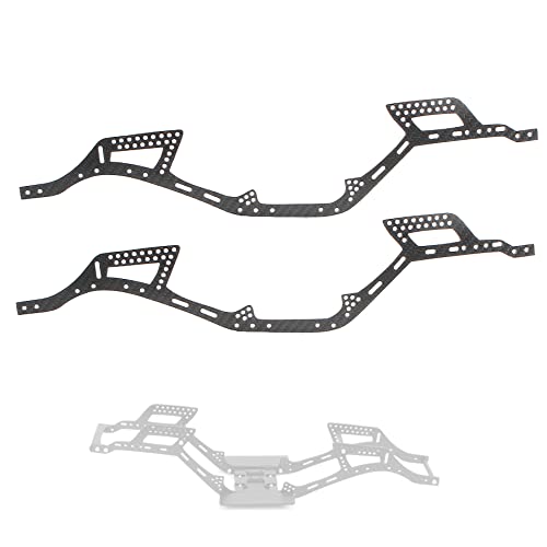 RC Frame Chassis Kit for 1/10 RC Rock Crawle, Gen2 Carbon Fiber LCG Chassis Rails Kit, 72g Lightweight Thickened Cheater Rigs Frame Rails for 1/10 RC Rock Crawler Axial SCX10 (Gen2 Rails) - color: Gen2 Rails