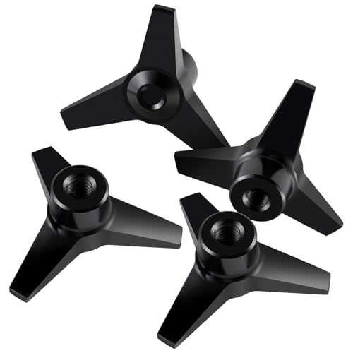 Anodized Aluminum Locknut Wheel Locking Nuts‌ Anti-Loose Nuts RC Truck Wheel Nut Set for 1/10 Scale Tamiya Clod Buster 4×4×4 RC Off-Road Car Truck Upgrades (Black) - color: Black