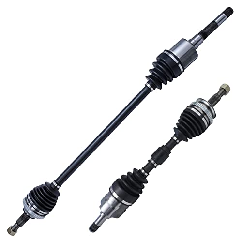 Detroit Axle - FWD Pair Front CV Axles for Dodge Grand Caravan | Chrysler Town & Country Plymouth Grand Voyager 2 CV Axle Shafts Replacement - size: 103_AX_104_AX/Pair