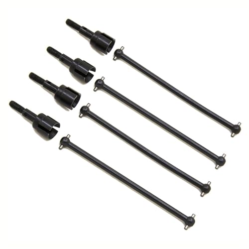 RC Car Transmission Shaft for HSP 94111 94108 94170 1/10 rc Car Parts 4Pcs Steel Dogbone Drive Shaft & Wheel Axle Replacement 08029 02033