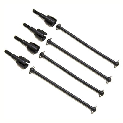 RC Car Transmission Shaft for HSP 94111 94108 94170 1/10 rc Car Parts 4Pcs Steel Dogbone Drive Shaft & Wheel Axle Replacement 08029 02033