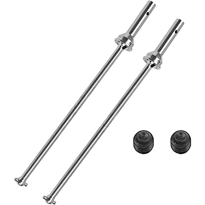 2Pcs ShareGoo Rear Drive Shaft Hard Steel CVD Dogbone Joint Driveshaft Axles Compatible with Arrma 1/8 Kraton 6S BLX Outcast 6S BLX Notorious 6S BLX Upgrade Part
