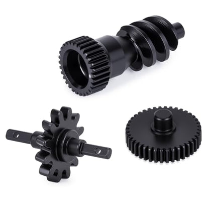 Carbon Steel Gearbox Gears Bearings Set for Axial SCX30 Ford Bronco Jeep Wrangler JLU K10 1/30 RC Crawler Upgrade