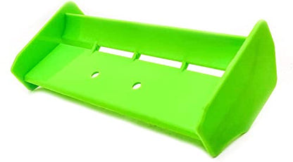 2Pack 1:10 Scale RC Plastic Rear Spoiler Tail Wing for 1/10 Scale RC Racing Car Off-Road Buggy Truck Accessories for HPI KYOSHO HSP 94106 94107 94166 06021 (Black Green) - color: Black Green