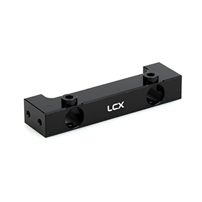 LCX Racing 1/10th RC Crawler Car CNC Machined Aluminum Alloy Front Rear Bumper Mount for Redcat Racing Gen7 GEN8 Scout II Gen9, Upgrades Parts Accessories