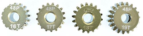 48 Pitch 16T 17T 18T 19T Aluminum Pinion Gear Set #9750