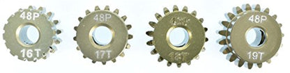 48 Pitch 16T 17T 18T 19T Aluminum Pinion Gear Set #9750