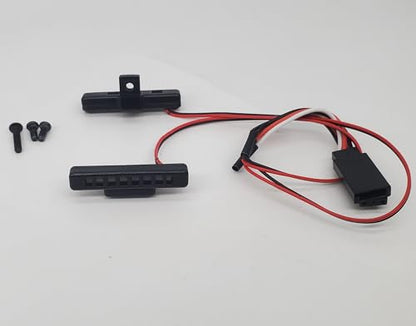 Palumma Front and Rear Light Kit for ARRMA1/18 Typhon RC Car Headlight Tail Light Accessories for ARRMA1/18 Typhon RC Car Upgrade Accessories