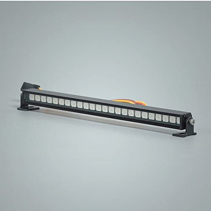 RC Repair Tool 155mm RC Car Roof Lamp Colorful Waterproof 24 L-E-D Light Bar for 1/10 RC Crawler Axial SCX10 II 90046 D90 TF2 JK for Rubicon Body
