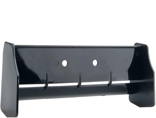 1/10 RC Plastic Rear Spoiler Compatible with 1:10 Scale RC Off-Road Short Course Truck Buggy Racing Rear Wing Tail (Black) - color: Black