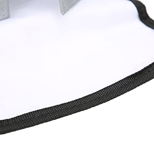 Fireproof Explosion Proof Lipo Battery Bag, Safety Storage Charging Pouch, High Tech Material Bag with Lithium Batteries, 190x75x80mm (Silver)