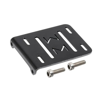AMK 1/10 Transmission CNC Aluminum Accessory Tray Electronic Battery ESC Holder for 2Low Transmission 1/10 RC Crawler Comp Builds LCG Chassis Upgrades Accessories (1/10 Electronic Tray Black)