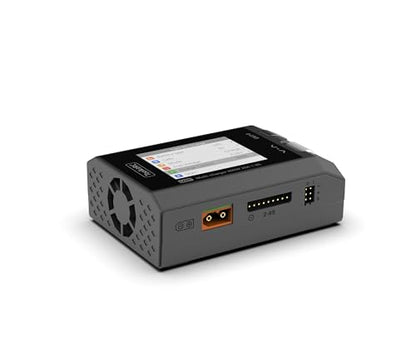 Black ToolkitRC M8P 600W 20A 2.4 TFT inch Color LCD Screen Balance Charger Discharger for 1S - 8S Lipo RC Racing Drone Battery