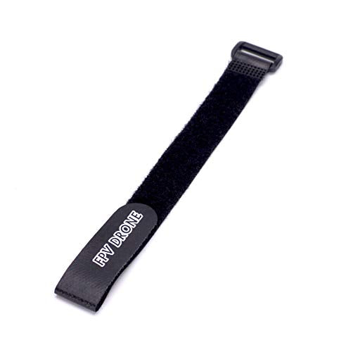 RC Lipo Battery Straps 20mm x 250mm Non-Slip Rubberized Battery Tie Down Straps for RC Drone Boat Car(8Pcs)