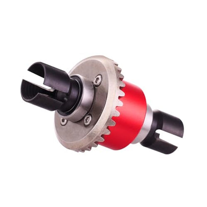 45# Steel Differential Diff Gear for 1/16 H16207 16208 16209 16210 H16H H16E H16P H16BM H16BM H16GT H16DR Series Upgrades Part Red - color: Red