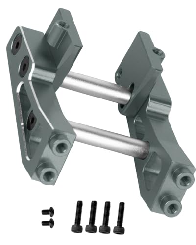 RC Aluminum Adjustable Wing Mount Upgrades Part for 1/14 Typhon Grom 223S (ARA2306,ARA2306s,ARA2106) RC Car,Adjustable Wing Mount Hops Up,Titanium - color: Titanium-(upgrades Part）