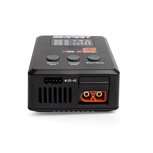 Spektrum Accessories Smart Powerstage Surface Bundle: 5000mAh 2S 50C LiPo Battery (IC3) / 100W S100 Charger, SPMX-1031