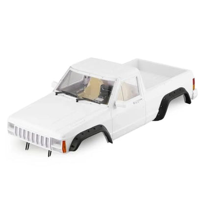 RC Car Hard Body Shell Kit,313mm Wheelbase Cherokee Body Car Shell for 1/10 RC Crawler Axial SCX10 & SCX10 II 90046 90047 TRX4 Kit (White, Pickup A) - color: White, Pickup a