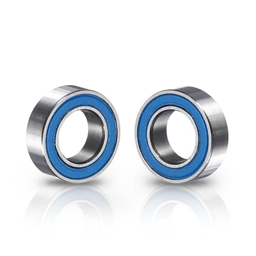 uxcell 4 Pcs MR95-2RS Deep Groove Micro Bearing, 5x9x3mm Double Rubber Sealed Chrome Steel Small Bearings (ABEC5, Z4 Low Noise) - size: MR95-2RS