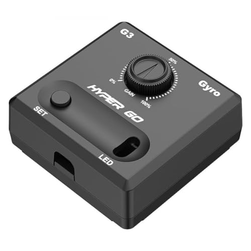 Universal RC Car Gyro Upgrade Module – Stability Control Unit for 3 Wire Servo RC Cars – Precision Steering Correction, Adjustable Gain, Upgrades for MJX, Traxxas, ARRMA, Losi, Redcat, & More
