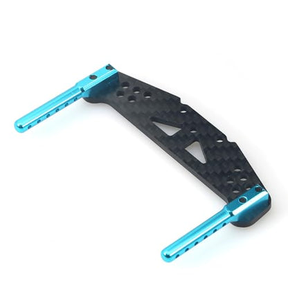 Carbon Fiber Front Rear Shock Tower Damper Stay with Body Post Mounts Compatible for Tamiya TT01 TT-01 1/10 RC Car Upgrade Parts