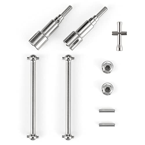 HAIBOXING RC Trucks 1/18 Scale Upgraded Spare Part for 2020 New Version 18859 18858 Metal Rear Drive shafts with diff Cups M1883 & M1885& M1817