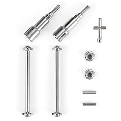 HAIBOXING RC Trucks 1/18 Scale Upgraded Spare Part for 2020 New Version 18859 18858 Metal Rear Drive shafts with diff Cups M1883 & M1885& M1817