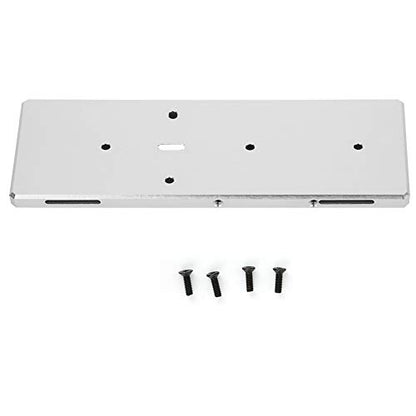 RC Battery Tray with Screw, Aluminum Alloy Replacement for RGT EX86100 1/10 RC Car, Lightweight and Durable Battery Mount for RC Vehicle (Silver 680022S) - color: Silver 680022s