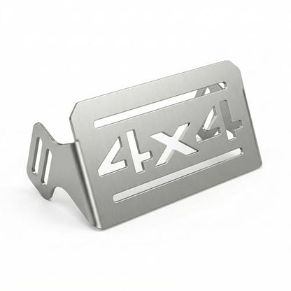 RC Crawler Front Skid Plate Servo Guard, Heavy Duty 304 Stainless Steel Protection Plate Compatible with Redcat GEN8 V2 & Axe Chassis, Upgrade Armor Parts