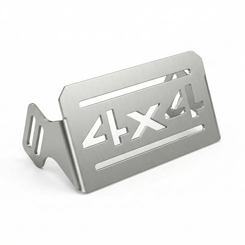 RC Crawler Front Skid Plate Servo Guard, Heavy Duty 304 Stainless Steel Protection Plate Compatible with Redcat GEN8 V2 & Axe Chassis, Upgrade Armor Parts
