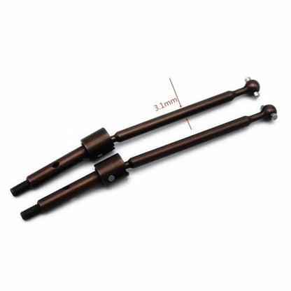 S2 Spring Steel Thicker Rear Axle and Dogbone for Losi 1/18 Mini-T 2.0 Mini-B LOS212012 LOS212013
