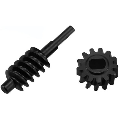 Hot Racing SXTY9213 2/13T Overdrive Worm Gear Set Steel CNC Upgrade for Axial SCX30 1/30 Scale Crawler Drivetrain