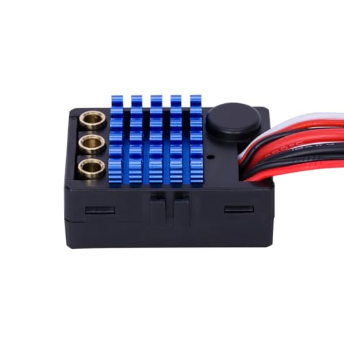 35A Sensorless HSP Brushless ESC 5V/2A BEC Waterproof Electric Speed Controller for 1/18 1/16 1/14 Drifting Short-Course Truck Wltoys HSP Upgrades Monster Truck (Built-in)