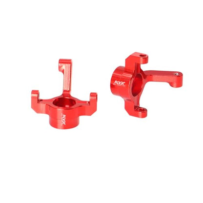 KYX Racing Aluminum Front Steering Knuckle Upgrades Parts Accessories for 1/24 RC Crawler Car LOSI Micro-B Buggy