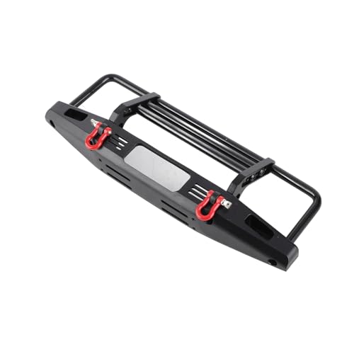 1 10 RC Crawler Adjustable Metal Front Bumper Heavy Duty Collision Accuracy Upgrade Parts Replacement Accessory for Axial SCX10 II 90046 90047 Defender Vehicle