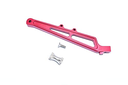 GPM for Arrma Limitless/Infraction Upgrade Parts Aluminum Rear Chassis Brace&Collar - 1Pc Set Red