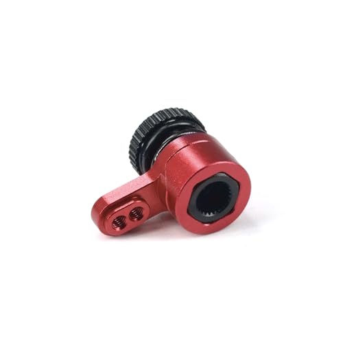 25T Servo Arm for ARRMA 1/18 Granite Grom/1/18 Typhon GROM/1/18 Mini LMT 4X4/1/18 UTB18 Capra Upgrade Parts (red) - color: Red